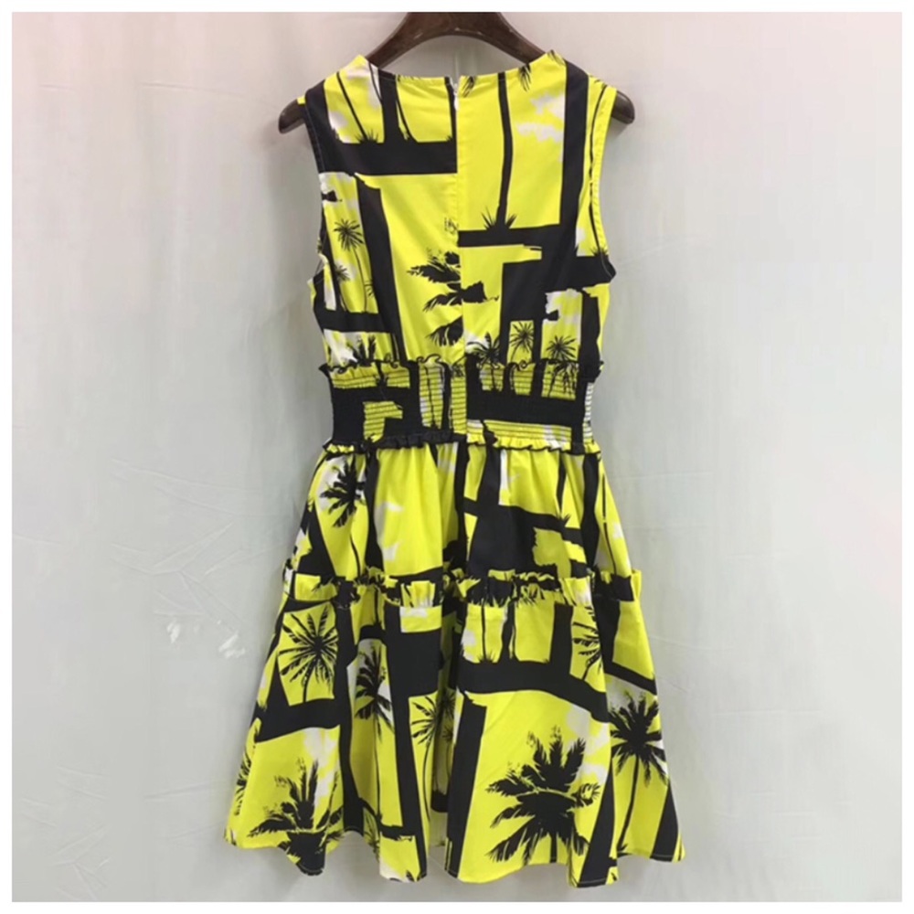 💕 The ANIBEL Palm Tree Dress - Picture 3 of 8